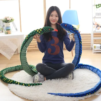 [Nou] de Mari dimensiuni 280cm șarpele boa constrictor jucărie de pluș moale PP bumbac Umplute Țineți Perna copii de Jucarie cadou