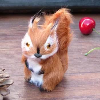 simualtion veveriță model de plastic& blanuri veveriță jucărie despre 8x8cm casa decor de Crăciun cadou w5754