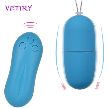 VETIRY Puternic Glont Vibrator de la Distanță fără Fir G-Spot Masaj Stimulator Clitoris Vibratoare Ou 20 Viteza de Jucarii Sexuale pentru Femei