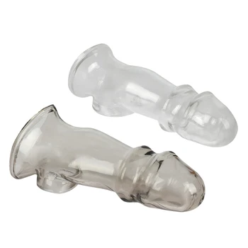 EXVOID Pening Inel de Silicon Reutilizabile Prezervativ Cocoșilor Extender Penis Sleeve G-spot Masaj Jucarii Sexuale Pentru Barbati Penis de Extindere