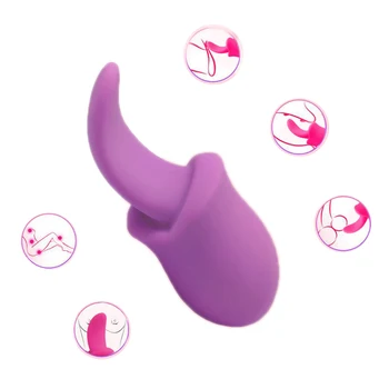 10 moduri de vibrație Plăcută Limba Vibrator Vagin Strâmt Oral Lins Pizde Stimulator Masturbator Erotice Jucarii Sexuale Pentru Femei