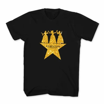 De Vânzare La Cald Hamilton American Muzical De Aur Hamilton T-Shirt. Premium Bumbac cu Maneci Scurte O-Neck Mens T Shirt Noi S-3XL