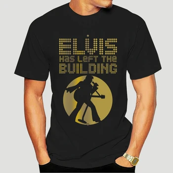 Barbati Negru Regele Este În Clădire Tricou Rock n Roll Imprimate T-Shirt 2470X