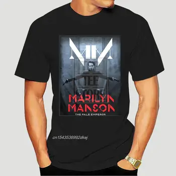 Marilyn Manson Pal Împăratul Negru de Bumbac Adult Top T-Shirt Tee 0212D