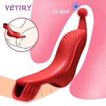Degetul Vibratoare Pentru Femei, punctul G Masaj Adult Sex Jucării pentru Lesbiene Orgasm Rapid Biberon Stimulator Clitoris Masturbari sex Feminin